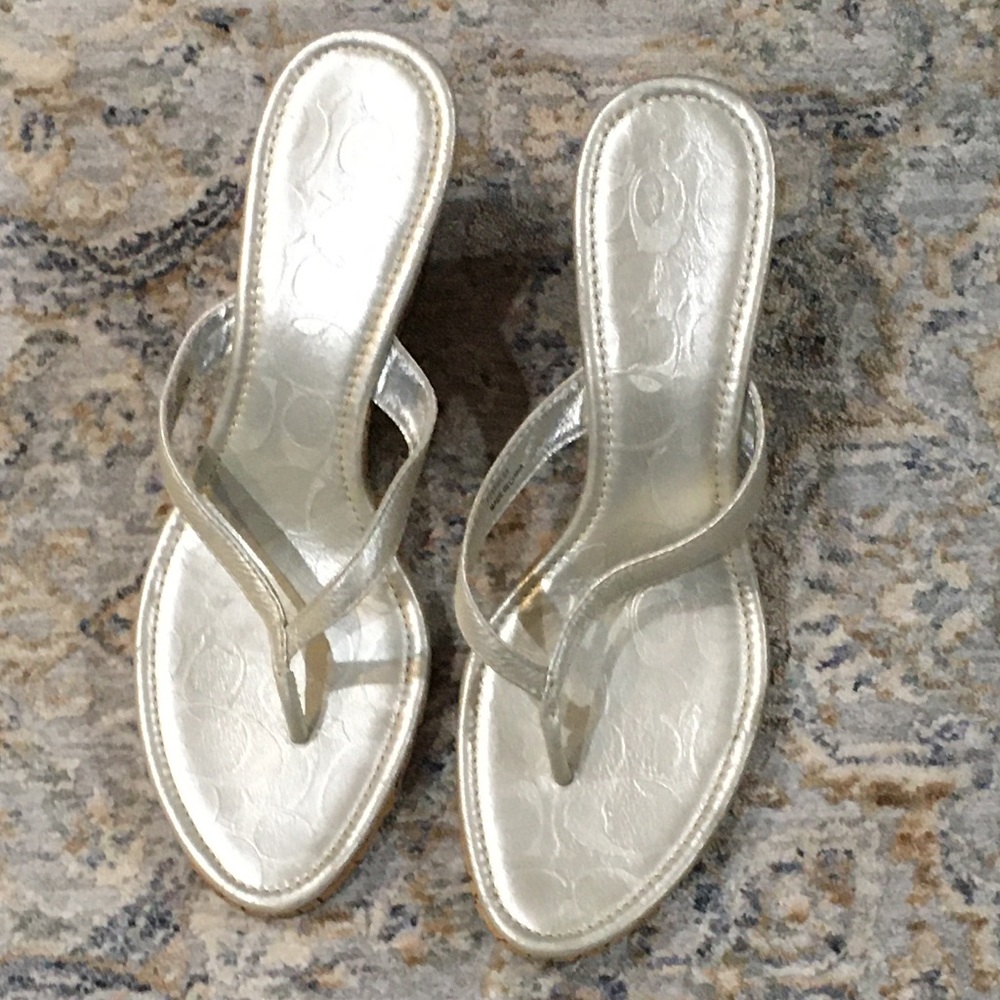 Coach Wedge Sandals Size 10